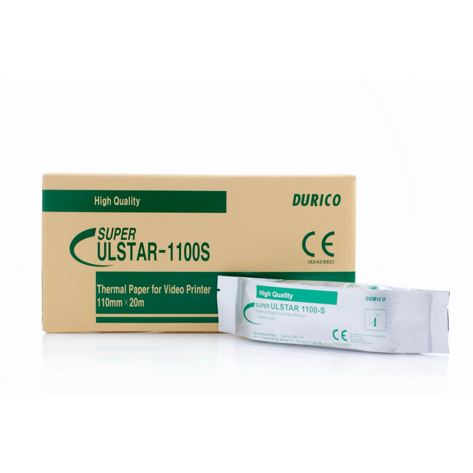 Durico 1100S standard ultrasound thermal paper compatible with Sony printers