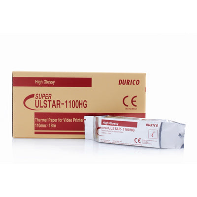 Durico 1100HG high-gloss ultrasound thermal paper compatible with Sony UP-X898